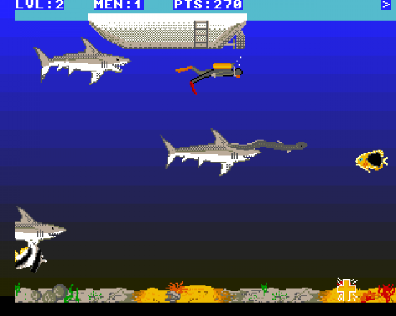 Sharks! Screenshot 6 (Amiga 500)