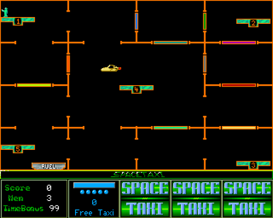 Space Taxi 3 Screenshot 5 (Amiga 500)