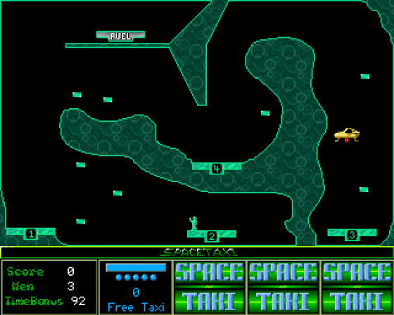 Space Taxi 3 Screenshot 6 (Amiga 500)