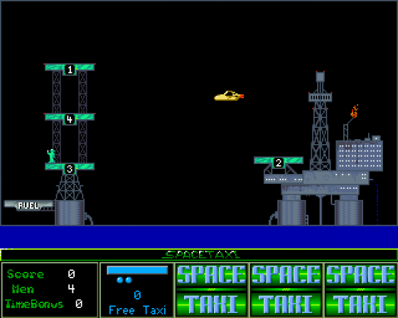 Space Taxi 3 Screenshot 7 (Amiga 500)