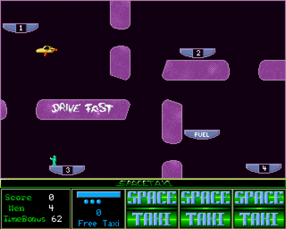 Space Taxi 3 Screenshot 8 (Amiga 500)