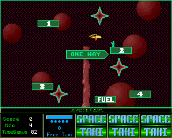 Space Taxi 3 Screenshot 10 (Amiga 500)