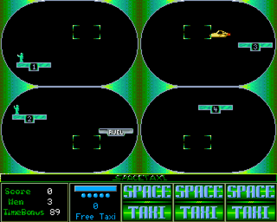 Space Taxi 3 Screenshot 11 (Amiga 500)