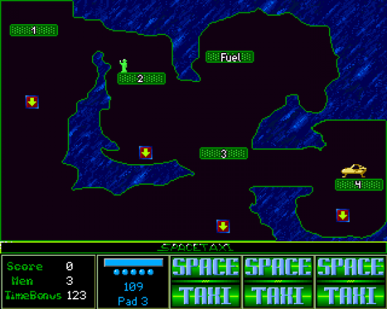 Space Taxi 3 Screenshot 12 (Amiga 500)