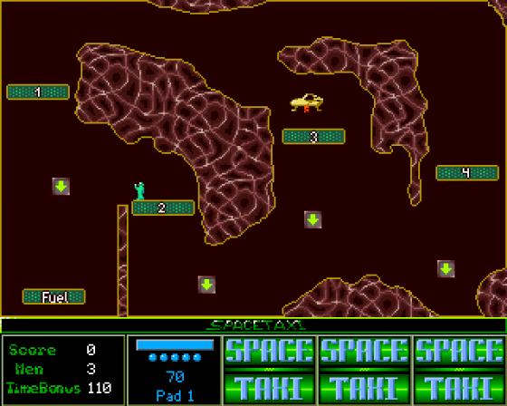 Space Taxi 3 Screenshot 13 (Amiga 500)