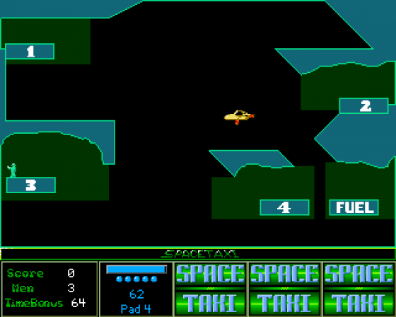 Space Taxi 3 Screenshot 14 (Amiga 500)