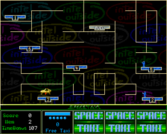 Space Taxi 3 Screenshot 16 (Amiga 500)