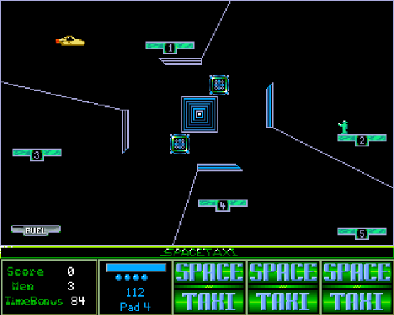 Space Taxi 3 Screenshot 18 (Amiga 500)