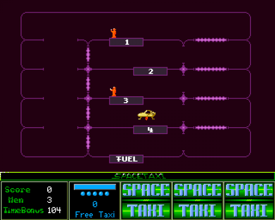 Space Taxi 3 Screenshot 19 (Amiga 500)