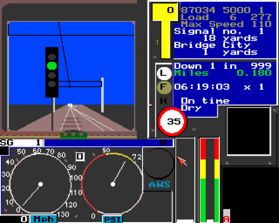 Train Driver 3 Screenshot 6 (Amiga 500)