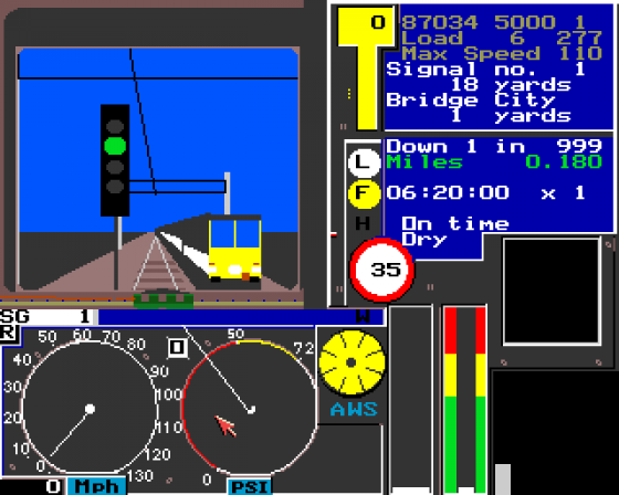 Train Driver 3 Screenshot 7 (Amiga 500)