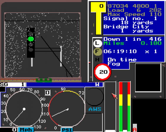 Train Driver 3 Screenshot 9 (Amiga 500)