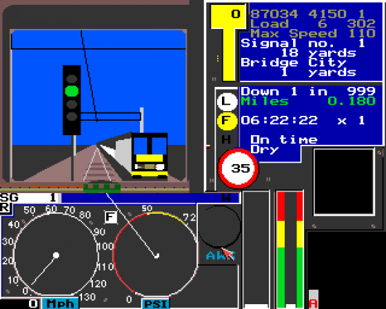 Train Driver 3 Screenshot 10 (Amiga 500)