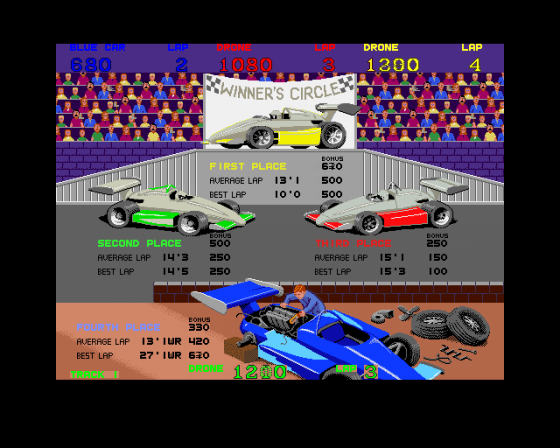 Turbo Sprint Screenshot 7 (Amiga 500)