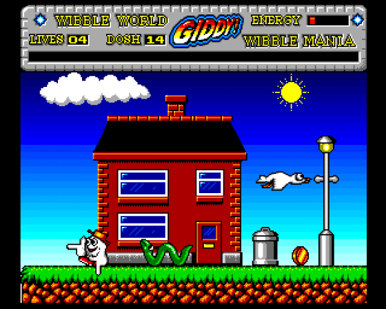 Wibble World Giddy: Wibble Mania! Screenshot 5 (Amiga 500)