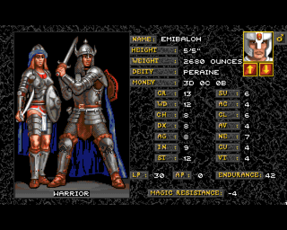 Blade Of Destiny: Realms Of Arkania Screenshot 7 (Amiga 500)