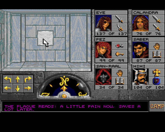 Eye Of The Beholder II: The Legend Of Darkmoon Screenshot 67 (Amiga 500/500+/600/1200/2000/3000/4000)