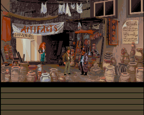 Indiana Jones And The Fate Of Atlantis: The Graphic Adventure Screenshot 10 (Amiga 500)