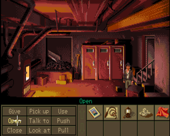 Indiana Jones And The Fate Of Atlantis: The Graphic Adventure Screenshot 13 (Amiga 500)