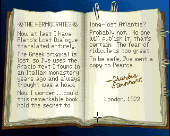 Indiana Jones And The Fate Of Atlantis: The Graphic Adventure Screenshot 14 (Amiga 500)