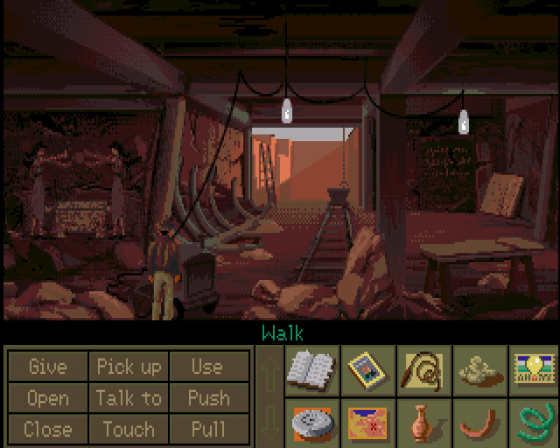 Indiana Jones And The Fate Of Atlantis: The Graphic Adventure Screenshot 21 (Amiga 500)