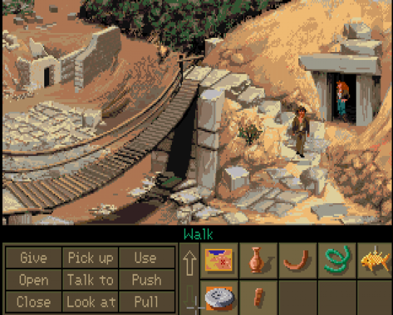 Indiana Jones And The Fate Of Atlantis: The Graphic Adventure Screenshot 22 (Amiga 500)