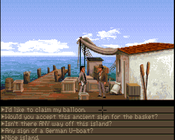 Indiana Jones And The Fate Of Atlantis: The Graphic Adventure Screenshot 31 (Amiga 500)