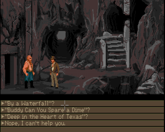 Indiana Jones And The Fate Of Atlantis: The Graphic Adventure Screenshot 32 (Amiga 500)