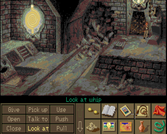 Indiana Jones And The Fate Of Atlantis: The Graphic Adventure Screenshot 33 (Amiga 500)