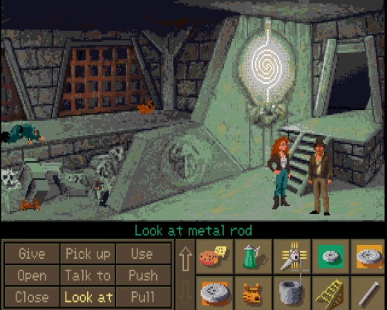 Indiana Jones And The Fate Of Atlantis: The Graphic Adventure Screenshot 34 (Amiga 500)