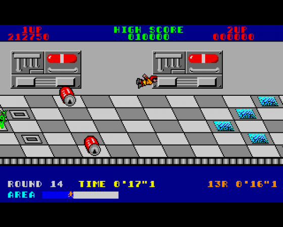 Metro-Cross Screenshot 5 (Amiga 500)