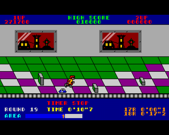 Metro-Cross Screenshot 6 (Amiga 500)