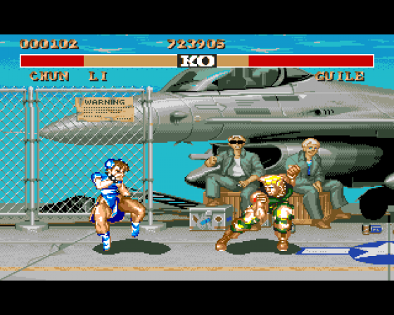 Street Fighter II Screenshot 6 (Amiga 500)