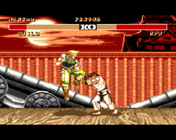 Street Fighter II Screenshot 9 (Amiga 500)