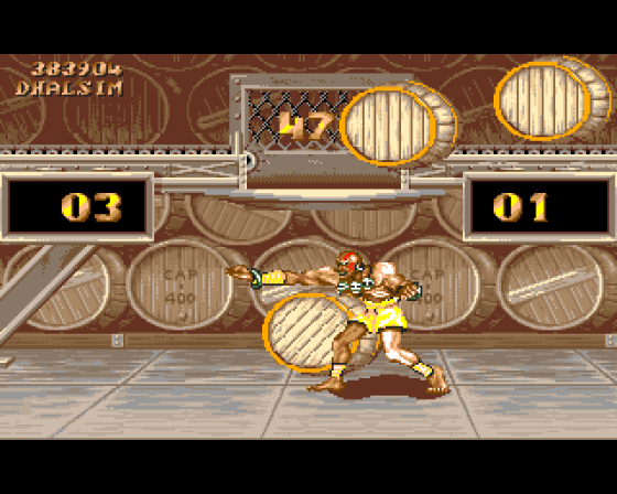 Street Fighter II Screenshot 12 (Amiga 500)