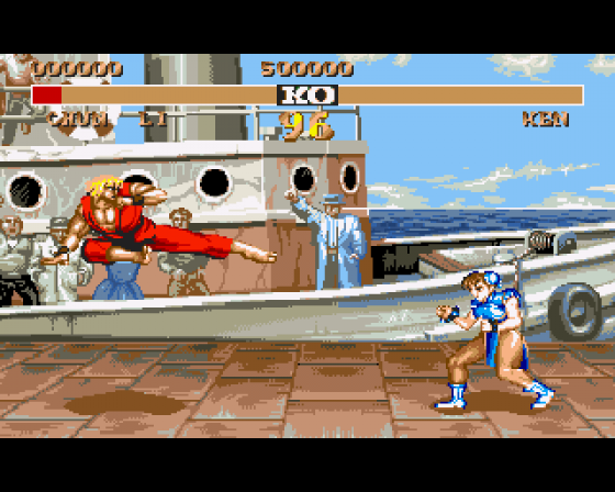 Street Fighter II: The World Warrior Screenshot 5 (Amiga 500)