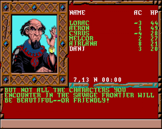 Treasures Of The Savage Frontier Screenshot 11 (Amiga 500)