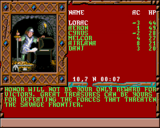 Treasures Of The Savage Frontier Screenshot 12 (Amiga 500)