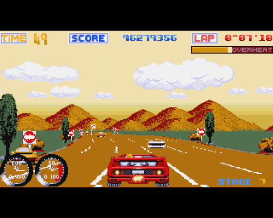 Turbo OutRun Screenshot 10 (Amiga 500)