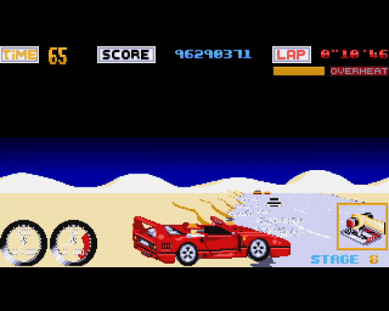 Turbo OutRun Screenshot 11 (Amiga 500)