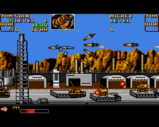 U. N. Squadron Screenshot 5 (Amiga 500)