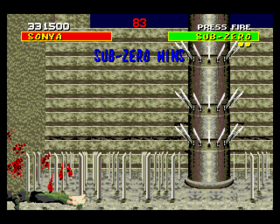 Mortal Kombat Screenshot 6 (Amiga 500)