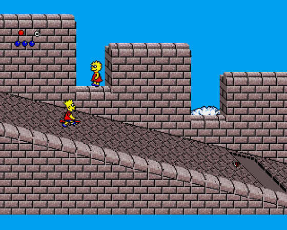 The Simpsons: Bart Vs. The World Screenshot 5 (Amiga 500)