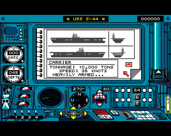 Hunter Killer Screenshot 5 (Amiga 500)