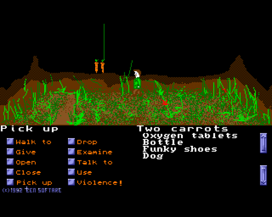 The Unlikely Adventures of Edd Schiester #1: Escape from a Large Cave Screenshot 12 (Amiga 500)