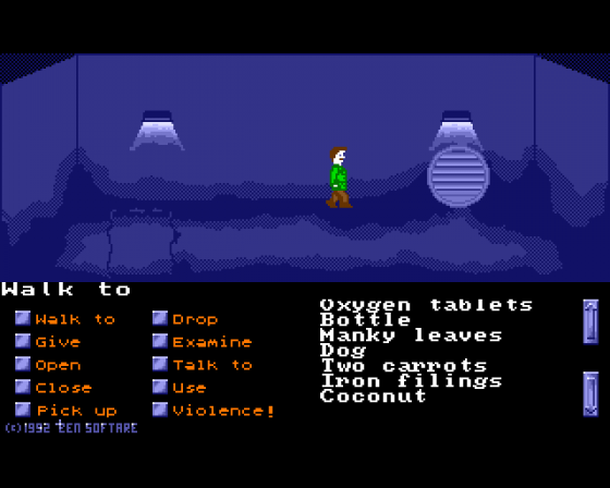 The Unlikely Adventures of Edd Schiester #1: Escape from a Large Cave Screenshot 18 (Amiga 500)