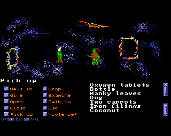 The Unlikely Adventures of Edd Schiester #1: Escape from a Large Cave Screenshot 20 (Amiga 500)