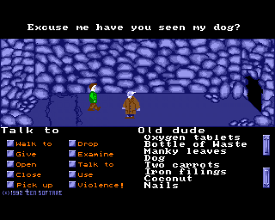 The Unlikely Adventures of Edd Schiester #1: Escape from a Large Cave Screenshot 23 (Amiga 500)