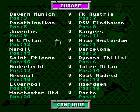 Premier Division Screenshot 5 (Amiga 500)