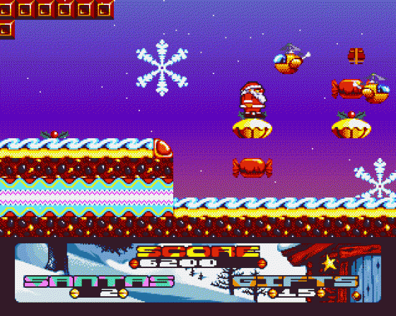 Santa's Xmas Caper Screenshot 5 (Amiga 500)